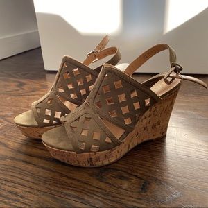 Franco Sarto Cork Wedge Sandal